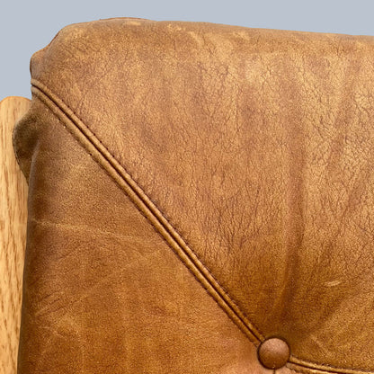 Mid-Century Modern, Safari Hunter Armchair, Torbjørn Afdal, Bruksbo, Norway, 1960s