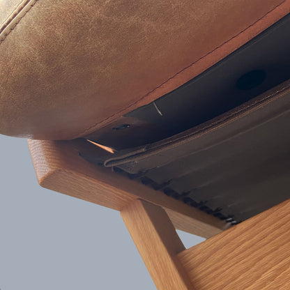 Mid-Century Modern, Safari Hunter Armchair, Torbjørn Afdal, Bruksbo, Norway, 1960s