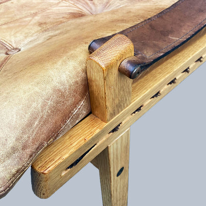 Mid-Century Modern, Safari Hunter Armchair, Torbjørn Afdal, Bruksbo, Norway, 1960s