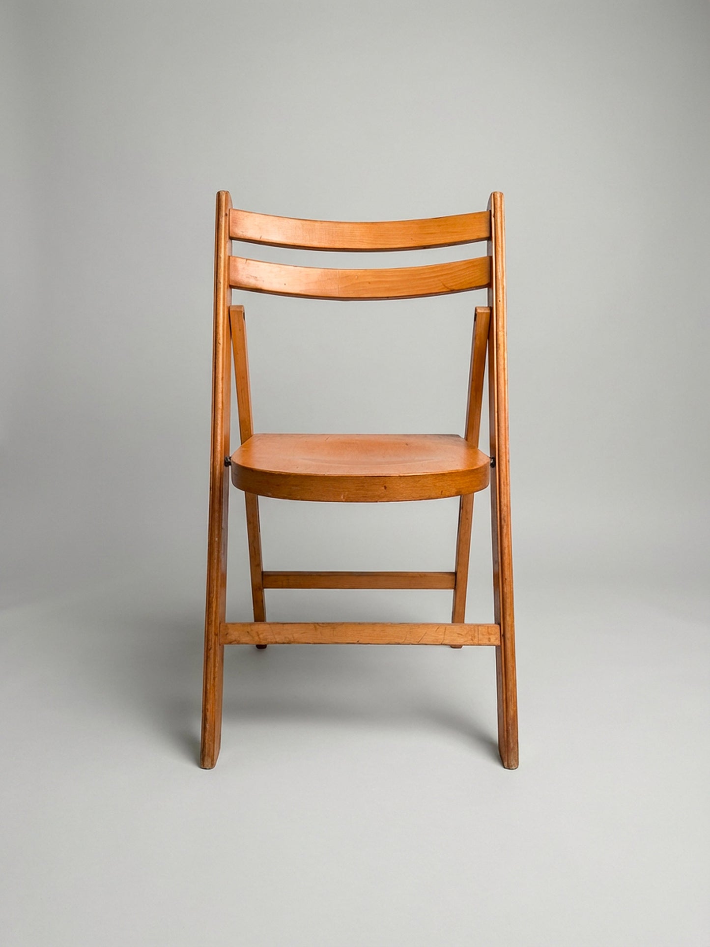 Beechwood folding chair, Poland, 1960