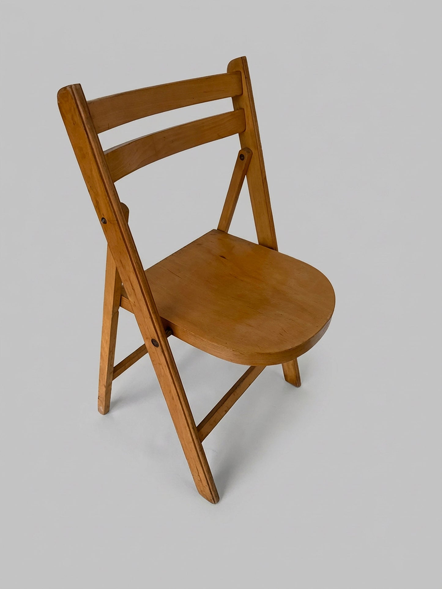 Beechwood folding chair, Poland, 1960