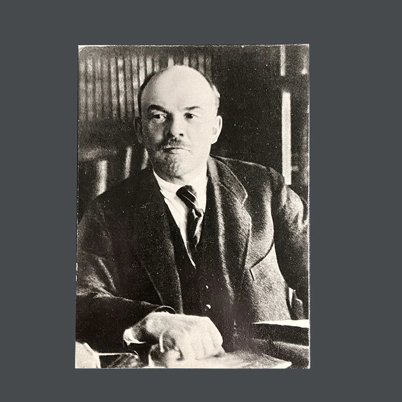 Vintage postcard set (15 pcs), photos of Lenin, Soviet Union / USSR, print 1960s
