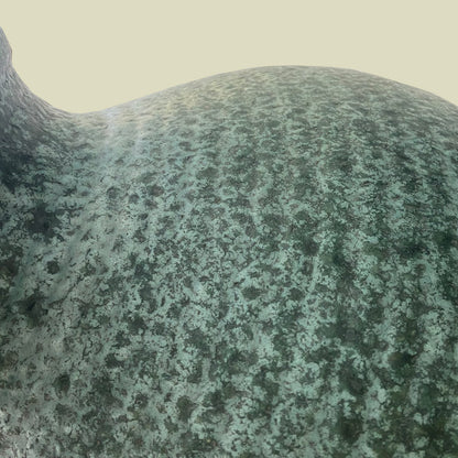 Enamelled ceramic vase, 1970s, Germany