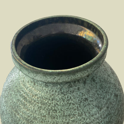 Enamelled ceramic vase, 1970s, Germany