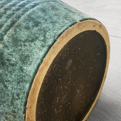 Enamelled ceramic vase, 1970s, Germany