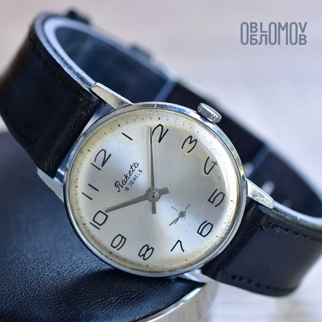 Raketa / Ракета Export 2603 Soviet vintage mechanical watch, Russia, 1960s - 1970s