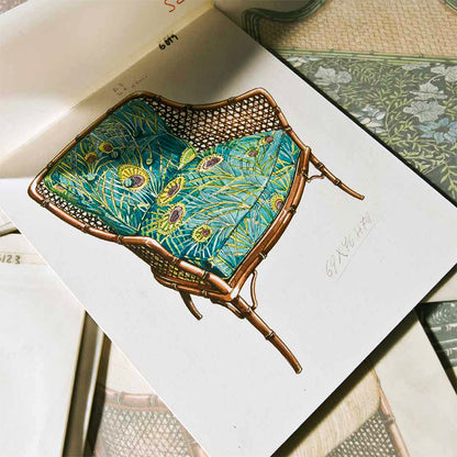 Giorgetti Hollywood Regency style faux bamboo chair, 1970 / 1980s, Italy