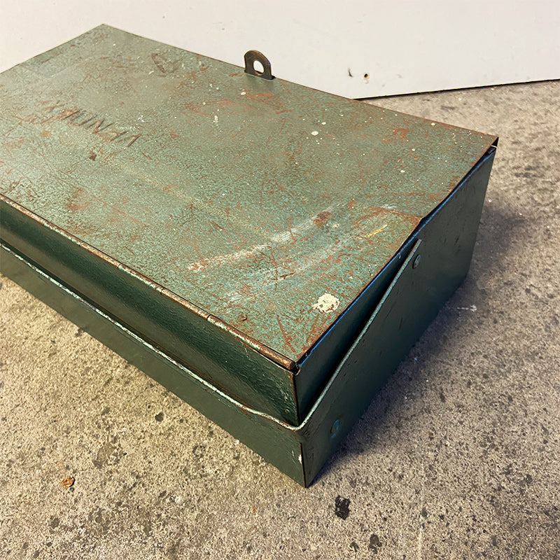 Vintage metal box, VENDEX, The Netherlands, 1970s