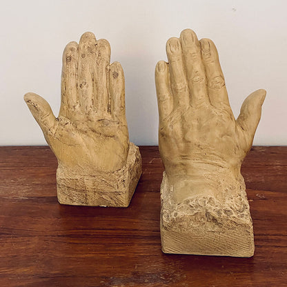 Bookend hands (ceramic), The Netherlands, 1980s