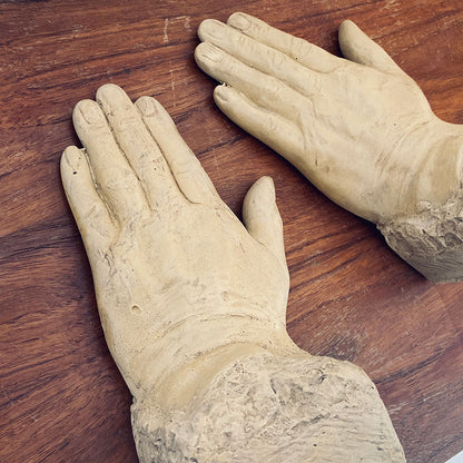 Bookend hands (ceramic), The Netherlands, 1980s