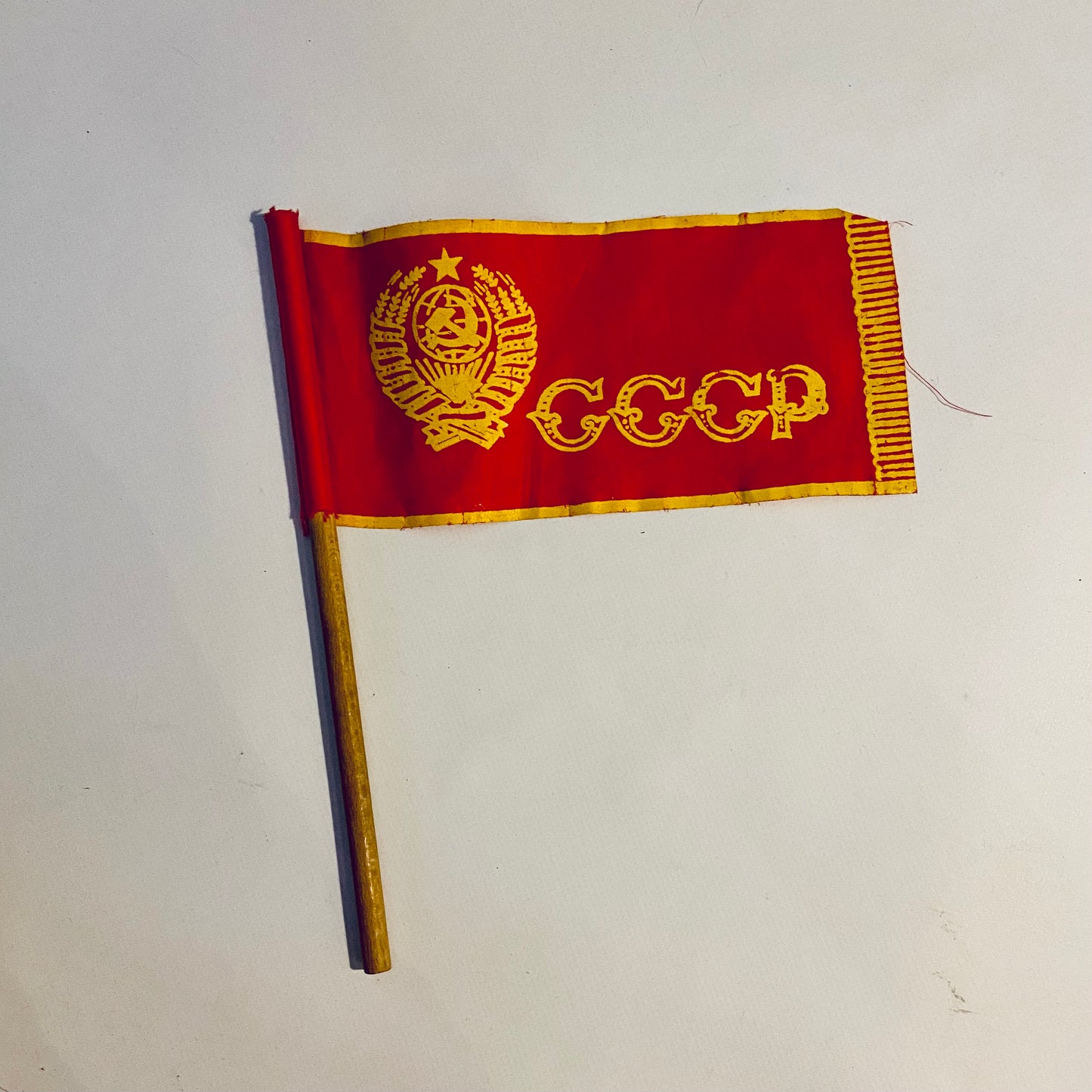 Red CCCP flag, Soviet Union, 1960s
