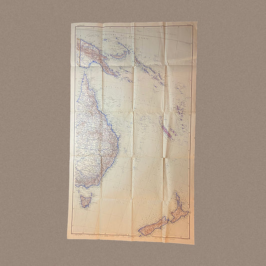 Map, Australia – in German (Justus Perthes, Gotha), Germany, 1942