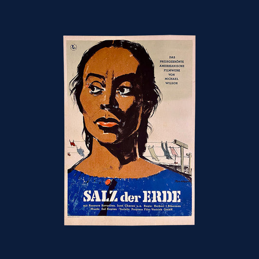 Movie poster "Salz der Erde" / "The Salt of The Earth" German poster, United States (USA) 1954