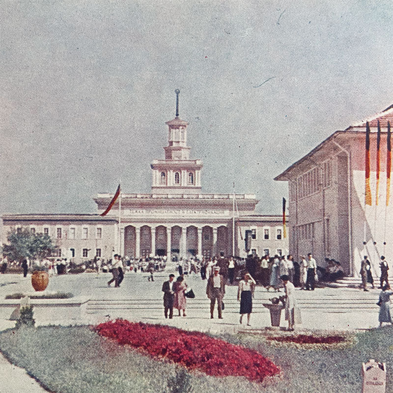Postcard set with photos of Plovdiv, Bulgaria, 1960s