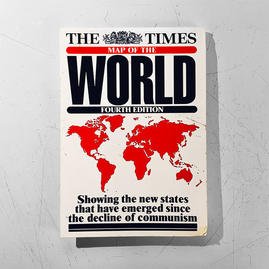 The Times – Map of the world – Fourth edition, Great Britain, 1993/1995