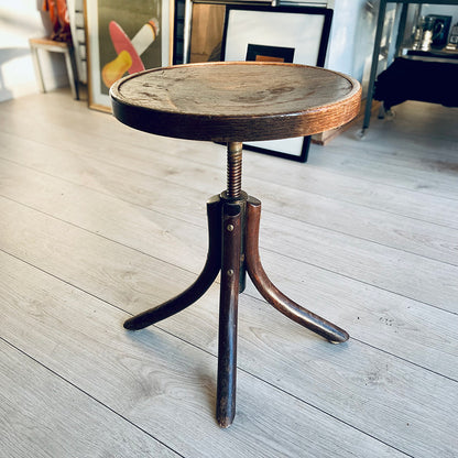 Bentwood beech swivel piano stool, Austria / Czechoslovakia, 1900s