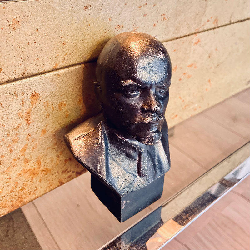 Bust, cast metal, Vladimir Lenin by G. Gevorkyan, USSR (CCCP), 1980