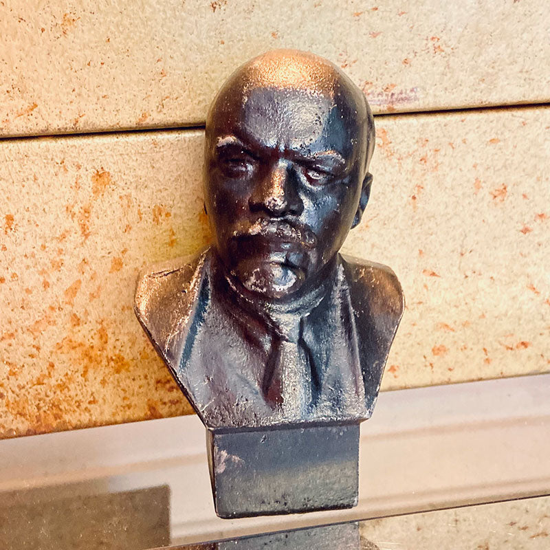 Bust, cast metal, Vladimir Lenin by G. Gevorkyan, USSR (CCCP), 1980