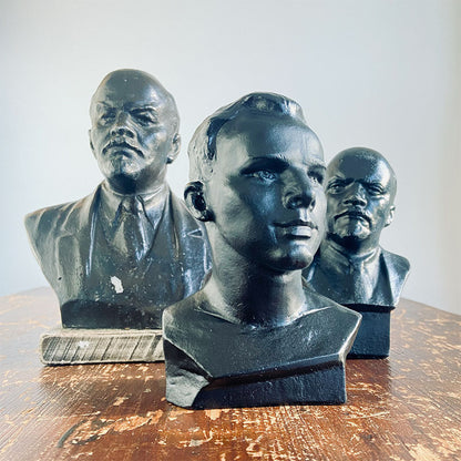 Early Yuri Gagarin bust / statue, USSR, 1960s