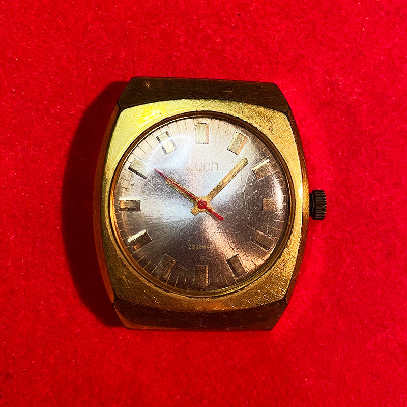 Luch, 22 jewels, Soviet watch, not working