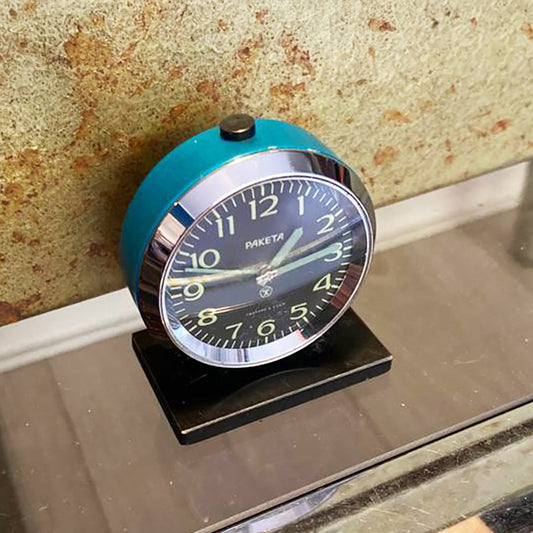 Raketa, travel alarm clock, 2609, USSR (CCCP), 1960s-1980s